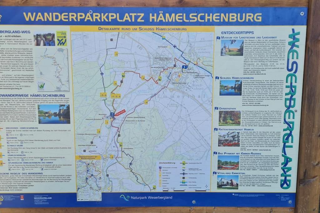 Schoene Ferienwohnung T&N Im Weserbergland Emmerthal 외부 사진